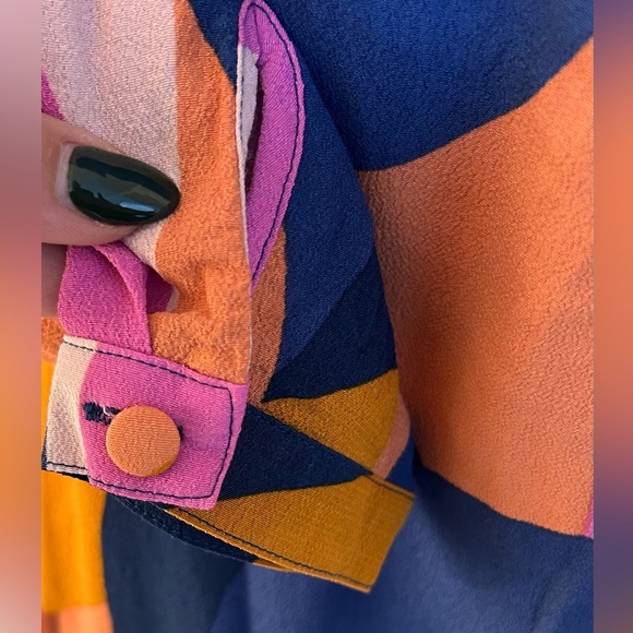 Mister Zimi Isabella Women’s Blouse in Posey Print Size 6 - Picture 4 of 9